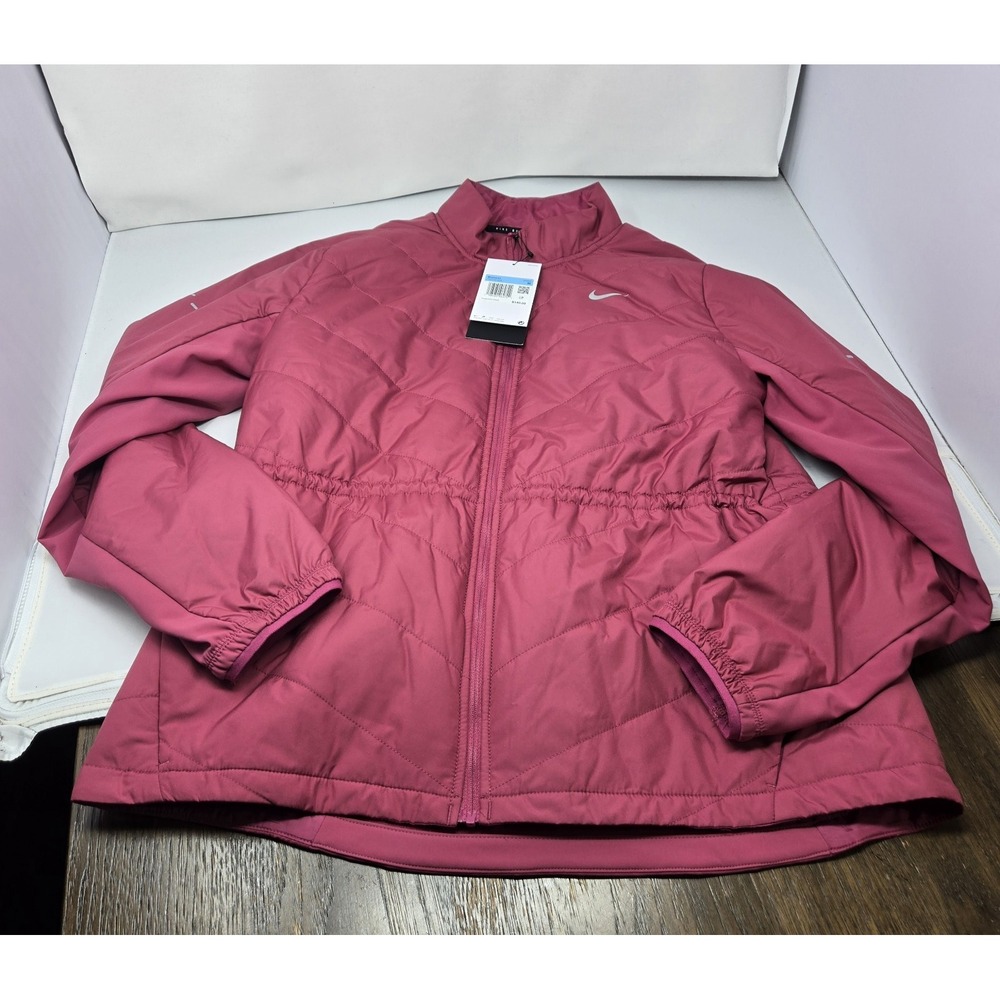 Nike Swift Therma-FIT Women's Synthetic Fill Running Jacket Size M In Sweet Beet